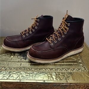 Red Wing 6” Dark Brown Leather Boots
